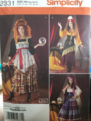 Simplicity gypsy costume - simplicity,