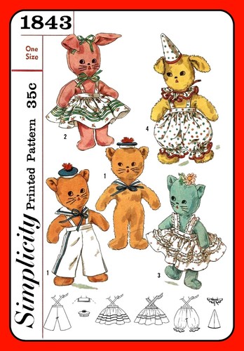 Stuffed animal pattern dog - animal,