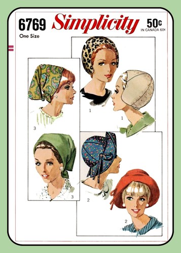 Hat patterns turban bonnet - turban,