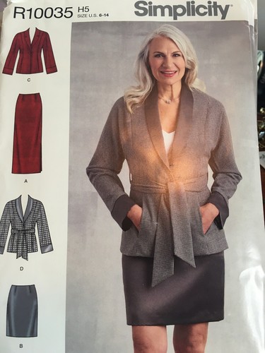 Simplicity skirt jacket blazer