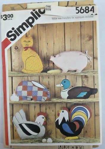Vtg 80s uncut simplicity - uncut,